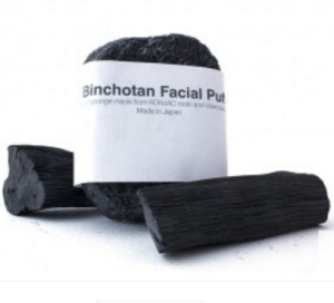 Natural skin care; Binchotan Charcoal Facial Puff